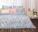 КПБ 2-х сп. "Сова и Жаворонок", бязь, Хризантема, n50