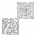 Раскраска-Антистресс 52 рисунка, 54 листа, 200*200  мм., 120 г/м, BRAUBERG, 104151