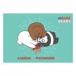 Альбом д/рис. А4 32л., скоба, обложка картон, HATBER, 205х290мм, Вся правда о медведях (5 вид),32А4В