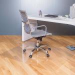 Коврик защитный д/напольных покрытий BRABIX, поликарбонат, 120*150см, глянец, толщ 1мм, 604847