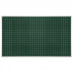 Доска для мела магнитная (85x100см), зеленая, В КЛЕТКУ, алюм рамка, EDUCATION "2х3"(Польша)TKU8510K