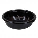 Одноразовые контейнеры круглые 1000 мл КОМПЛЕКТ 75 шт., БЕЗ КРЫШЕК, ПЭТ, черн, крышки 605111, СпК-190ДИ