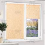 Рулонная штора "Сантайм Глобо Абрикос", ширина 62 см                             (2170-66(62))