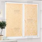 Рулонная штора "Сантайм Глобо Абрикос", ширина 62 см                             (2170-66(62))