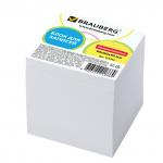 Блок для записей BRAUBERG непроклеенный, куб 9*9*9 см, белый, белизна 95-98%, 122340