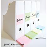Блок самоклеящ. (стикер) POST-IT Basic 76х76 мм, 400 л., неон ассорти, 2028-BN