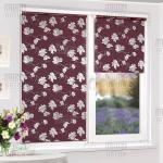 Рулонная штора "Сантайм-рисунок Премиум Ирис", ширина 34 см                              (215-38(34))