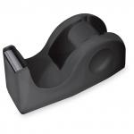 Диспенсер для клейкой ленты BRAUBERG настольный утяжеленный средний, черный, 11,8см*5см*5см, 440142