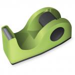 Диспенсер для клейкой ленты BRAUBERG настольный утяжеленный средний, салатовый, 11,8*5*5см, 440143