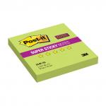 Блок самоклеящ. (стикер) POST-IT Super Sticky 76х76 мм, 90 л., неоновый зеленый, 654R-SG