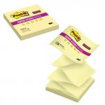 Блок самоклеящ. (стикер) POST-IT Super Sticky (Z-блок) 76х76 мм, 90 л., желтый, R330-SY