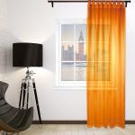 Тюль "Марго"-14, вуаль, оранжевый                             (H1.Mg-14)