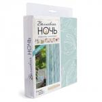 Комплект штор ПРОВАНС Вуаль Tulips, бирюзовый, 270 см                             (nt-197870)