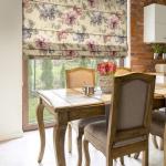 Римская штора "Kentucky Сulla", цветы                             (df-200365-gr)