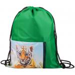 Мешок для обуви 1 отделение ArtSpace "Дикие кошки", 340*410мм, карман на молнии, МДО_17769