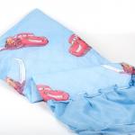 Покрывало детское "Карусель", тачки на голубом (KR-120 tg)