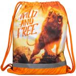 Мешок для обуви 1 отделение ArtSpace "Дикие кошки", 370*470мм, светоотражающая полоса, МО-26-1св_15672