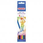 Карандаши цветные ПИФАГОР "БЫСТРЕЕ! ВЫШЕ! СИЛЬНЕЕ!", 6 цв., классические заточенные, 181355