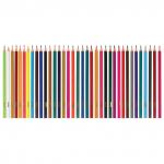 Карандаши цветные ПИФАГОР "ЖИРАФ", 36 цв., пластиковые, классические заточенные, 181332