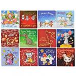 СНОУ БУМ Магнит на холодильник с Символом Года, 8х8 см, бумага, винил, 12 дизайнов ГЦ