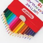 Карандаши цветные ПИФАГОР "БАБОЧКИ", 18 цв., классические заточенные, 181352