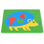 "УМКА". ЕЖИК. (МЯГКАЯ АППЛИКАЦИЯ В ПАКЕТЕ С ХЭДЕРОМ) в кор.68шт