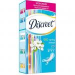 *СПЕЦЦЕНА DISCREET Женские гигиенические прокладки на каждый день Deo Spring Breeze Multiform 20 шт