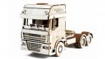 *Конструктор 3D деревянный подвижный Lemmo Грузовик с прицепом
