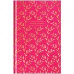 Ежедневник недатированный, A5, 160л., 7БЦ OfficeSpace "Узор. Golden floral", мат. лам, фольга, Ен6т160_26932