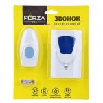 FORZA  Звонок беспроводной, 32 мелодий, 12V/23A, 2xAAA, с водонепроницаемой кнопкой
