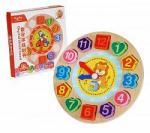 Шнуровка-часы 6842 дерево