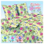 КПБ Бязь 125 г/м2 "Наслаждение" 1,5 сп. (диз.: 1693-1 Садовое утро)