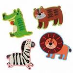 Шнуровка 4 Зверюшки 2749-3B дерево