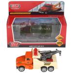 Машина металл "АВТОТЯГАЧ", длина 12,5см, инерц, подв элем. в русс. кор. Технопарк в кор.2*72шт