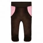 Брюки для девочки велюр коричневый Слоник В 514-3 ГАМ