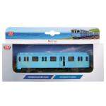 ВАГОН МЕТРО "ТЕХНОПАРК" МЕТАЛЛ. ИНЕРЦ. 15СМ, ОТКРЫВ. ДВЕРЬ В РУСС. КОР. в кор.2*24шт