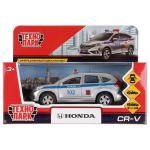 Машина металл "HONDA CR-V ПОЛИЦИЯ", длина 12см, открыв. двери, инерц, в кор. Технопарк в кор.2*36шт