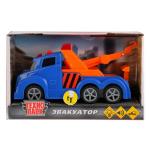 Машина "ЭВАКУАТОР", длина 17см, пластик, свет+звук, подв. элем. в русс. кор. Технопарк в кор.2*30шт