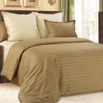 КПБ Страйп-сатин полоса Я1612 Латте