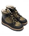 Ботинки детские 23016  кожа, ТОКИО хаки
