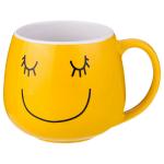 155-147 КРУЖКА КОЛЛЕКЦИЯ "ВЕСЕЛЫЙ СМАЙЛИК" 300 МЛ 9*8,2 СМ (КОР=48 ШТ.)