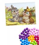 KM0070/1 Картина-открытка мозаикой (15х20) МАЛЕНЬКАЯ ЗЕБРА (13 цветов) 1/100