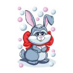 KH0332 Набор юного художника (20х30) ЗАЙЧОНОК БАНТИК ( 8 цветов) 1/44