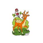 KH0334 Набор юного художника (20х30)  В СКАЗОЧНОМ ЛЕСУ (10 цветов) 1/44