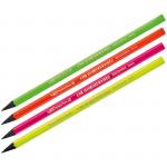 Карандаш ч/г Bic Evolution Fluo HB, заточен., пластиковый, 940757