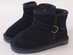 17103-17 DK.BLUE Угги детские (натуральная замша, искусственный мех)