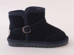 17103-17 DK.BLUE Угги детские (натуральная замша, искусственный мех)