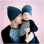 Двойная шапка с отворотом Basic