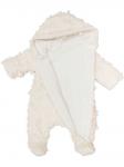 Комбинезон утепленный "Цветы" (молочный)
