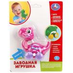 ЗАВОДНАЯ ИГРУШКА "УМКА" ДРАКОНЧИК НА КАРТ. (РУСС. УП.) в кор.2*96шт